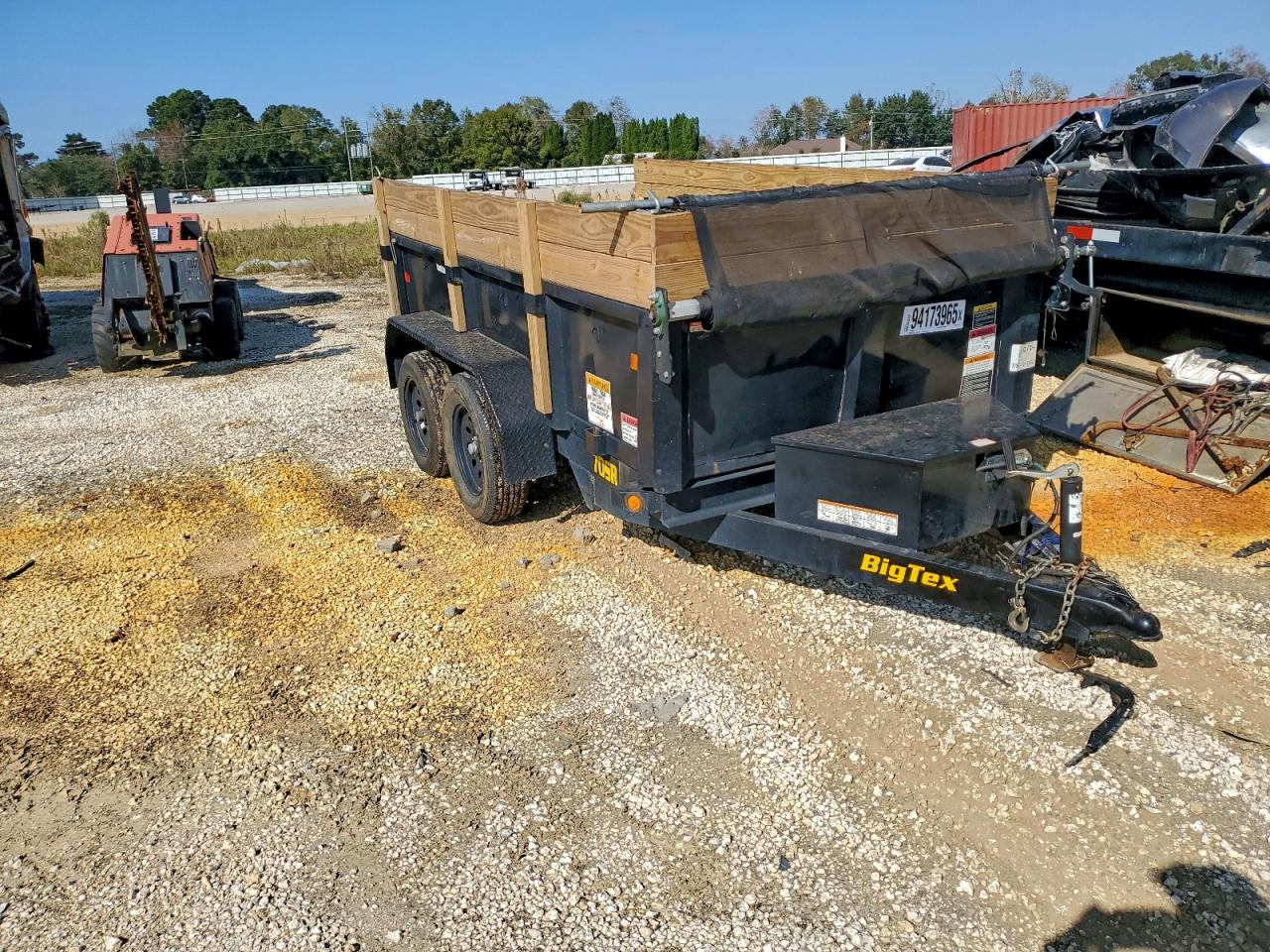 Lot #3302893892 2024 BIG TEX DUMP TRAIL