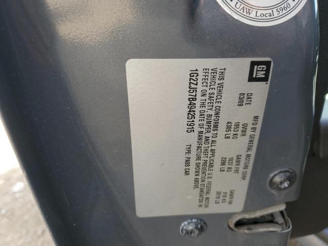 2009 PONTIAC G6 #3290374758