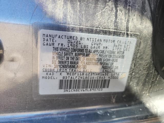 2021 NISSAN VERSA SV #3290191230