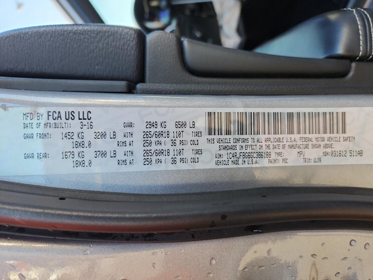 JEEP GRAND CHEROKEE LIMITED