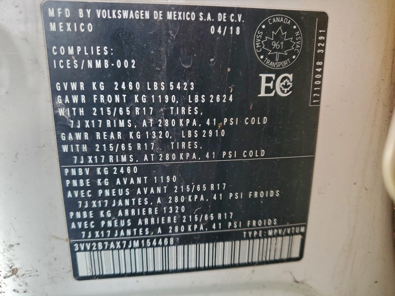 VOLKSWAGEN TIGUAN SE