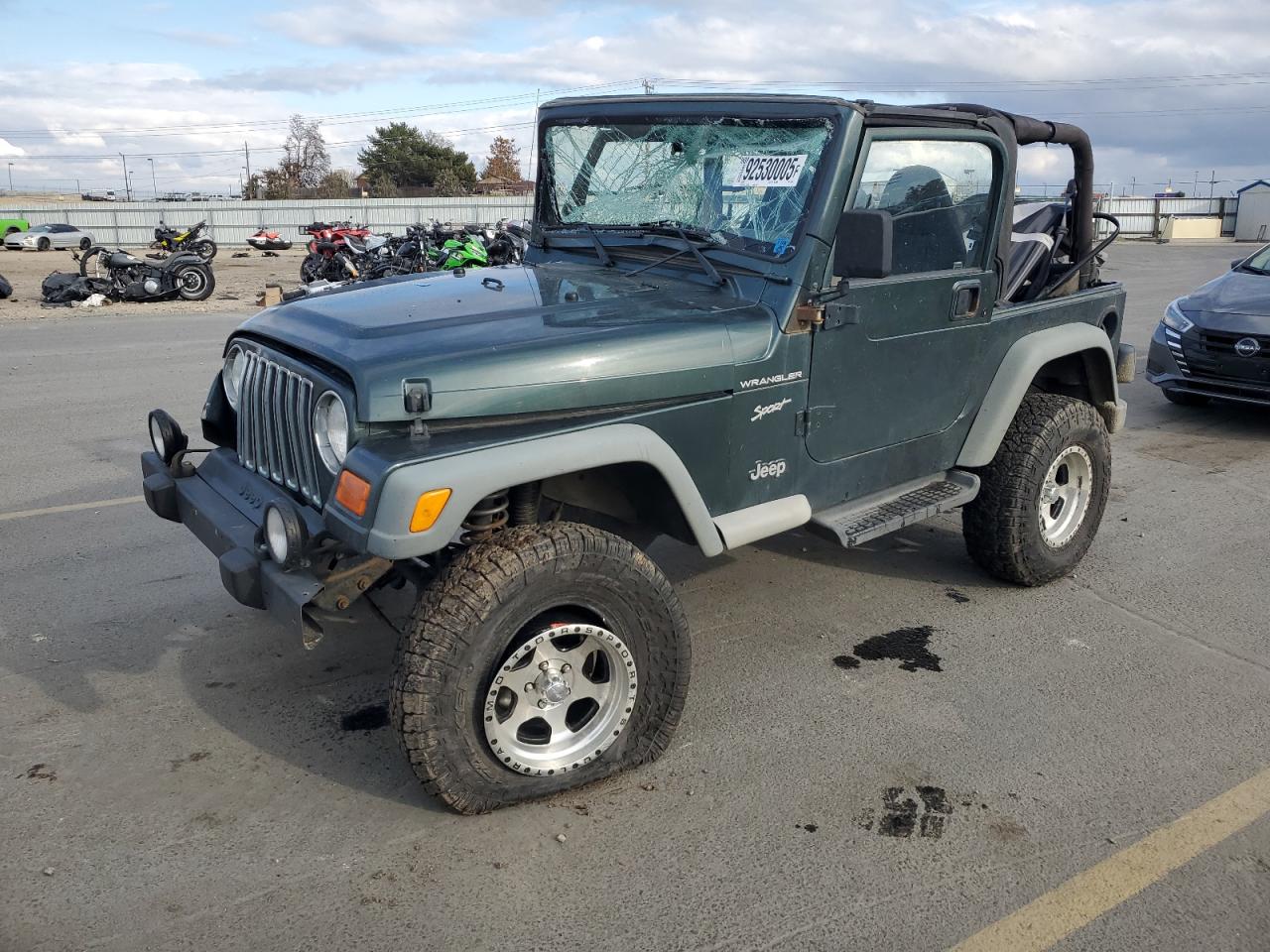 Lot #3310522045 2002 JEEP WRANGLER /