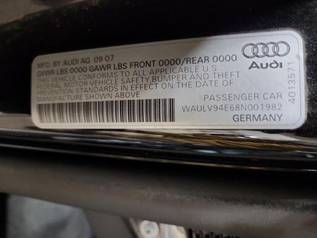 2008 AUDI A8 4.2 QUA #3308227166