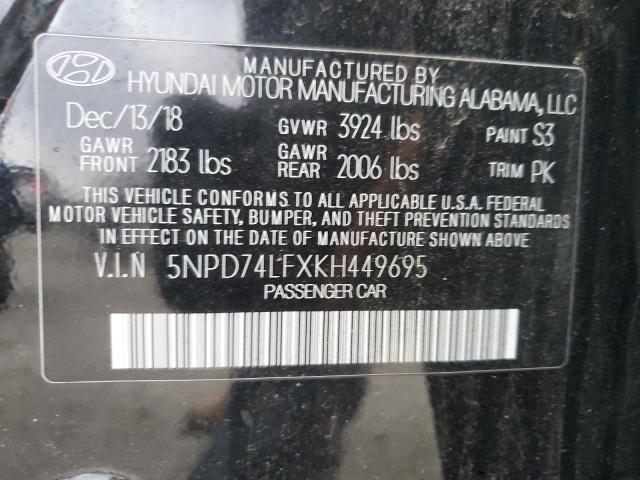 2019 HYUNDAI ELANTRA SE #3301847381