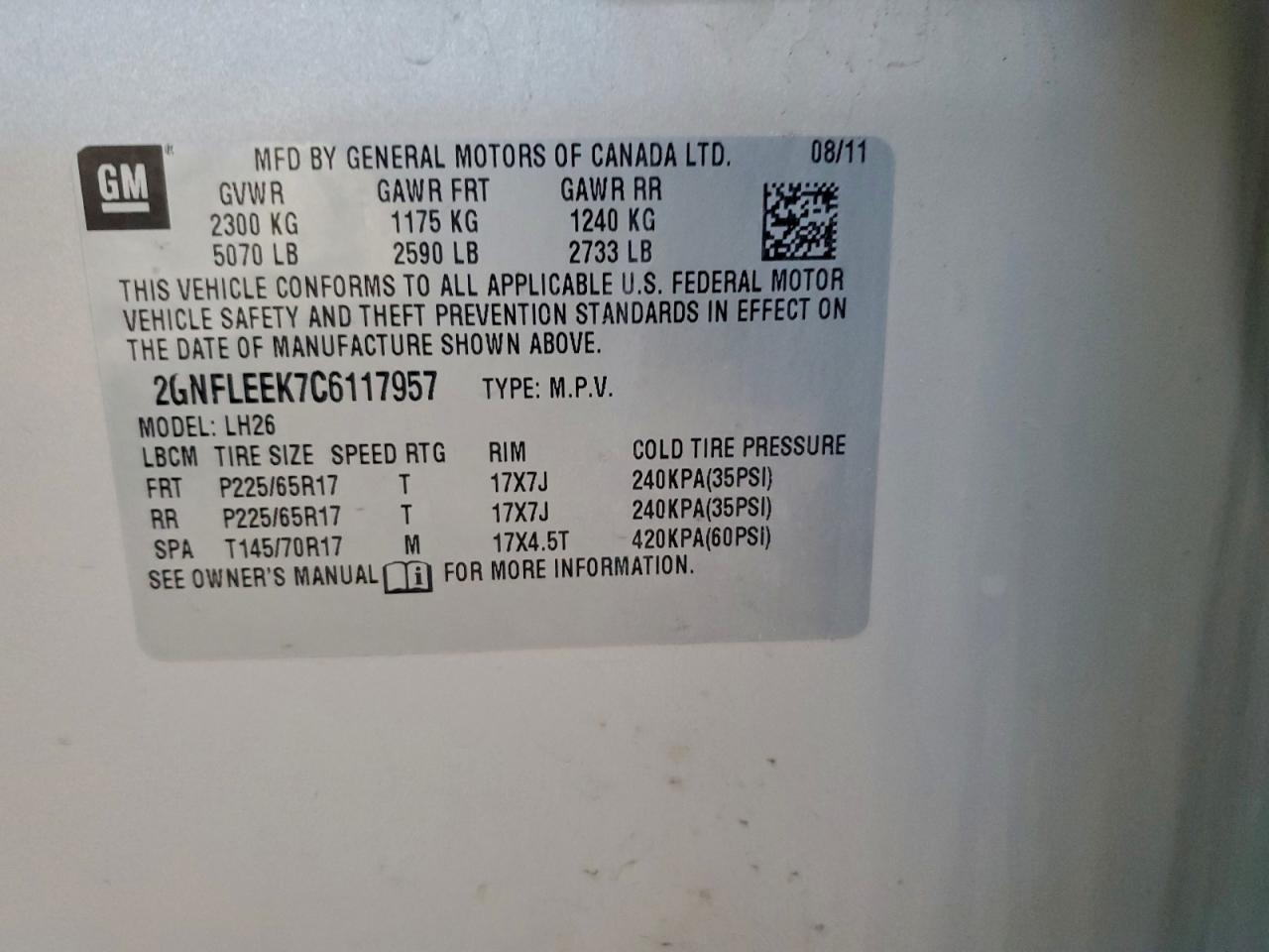 CHEVROLET EQUINOX LT