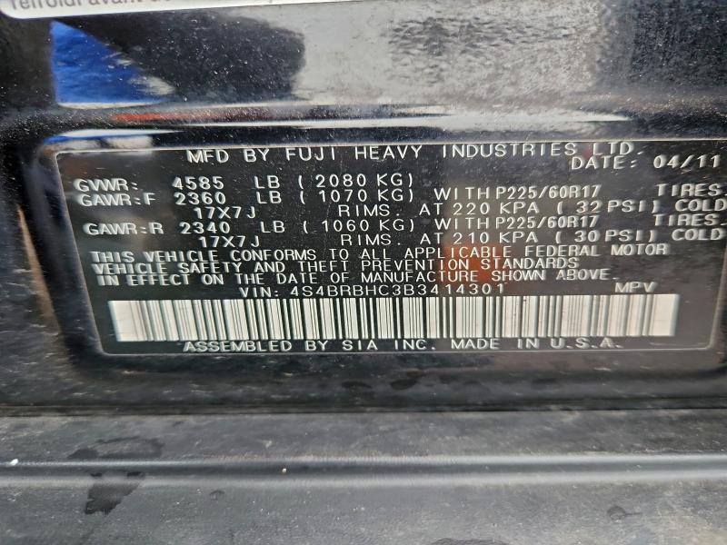 2011 SUBARU OUTBACK 2. #3312266792