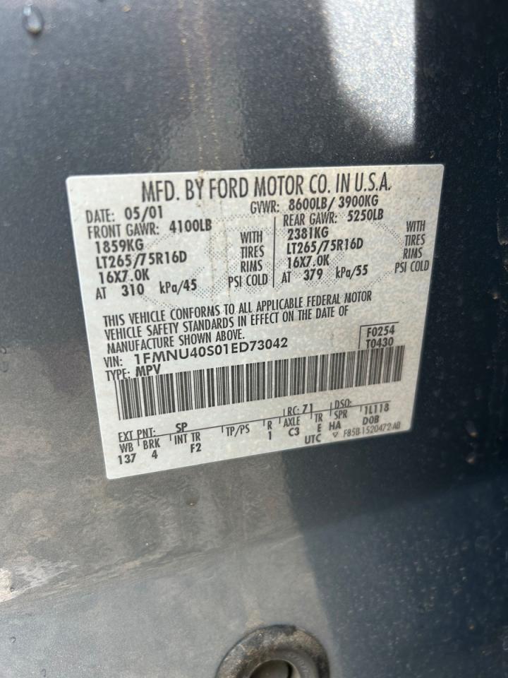 Lot #3281454998 2001 FORD EXCURSION