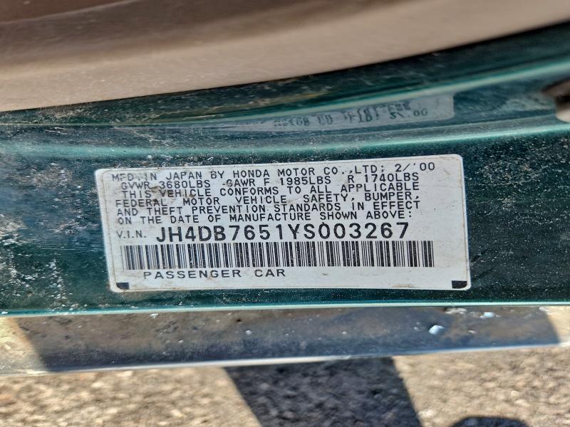 2000 ACURA INTEGRA LS #3298020203