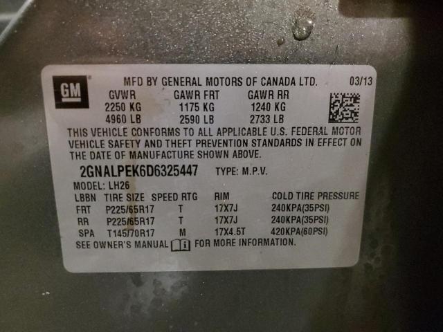 2013 CHEVROLET EQUINOX LT #3285721676