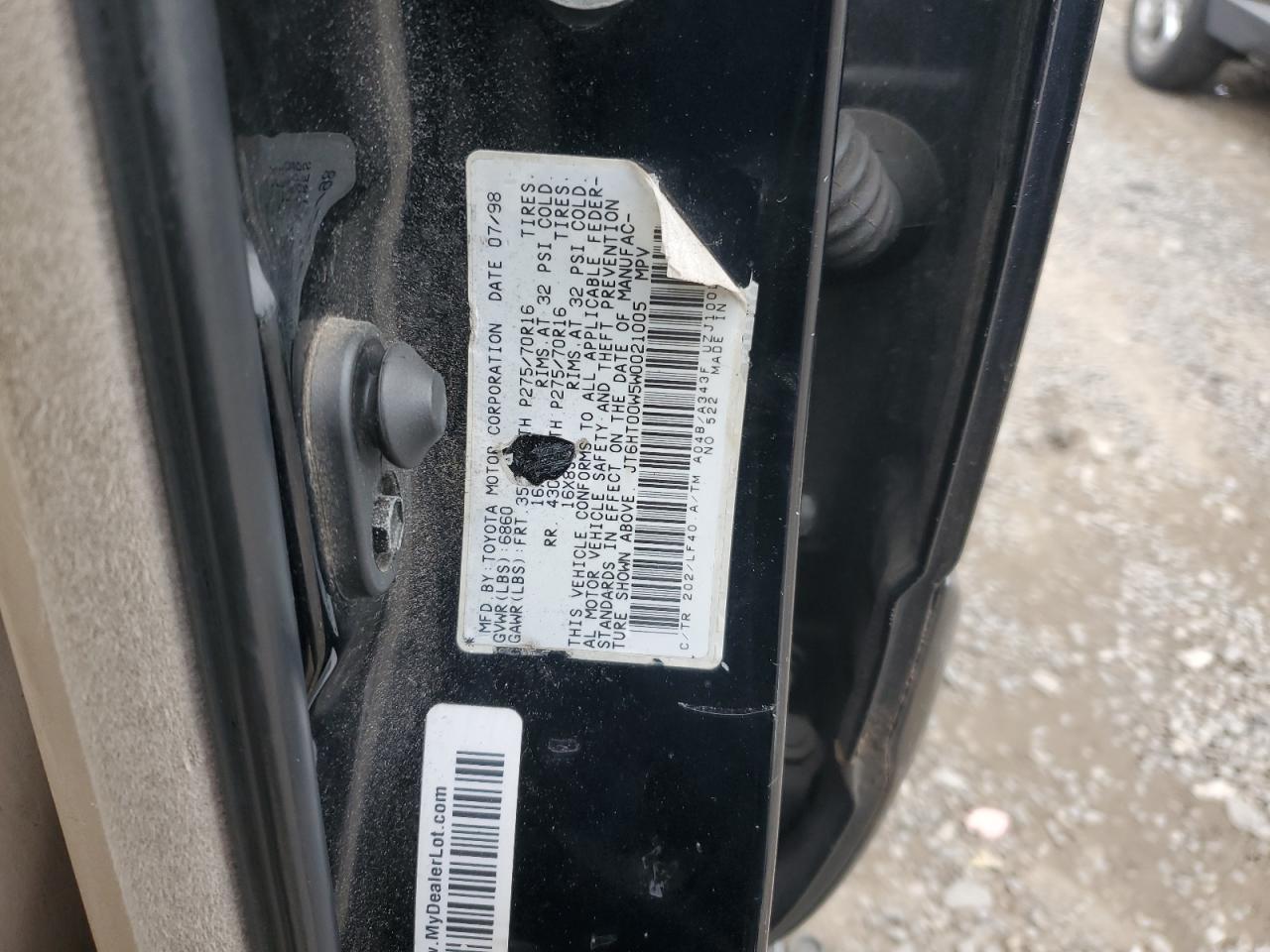 Lot #3290092265 1998 LEXUS LX 470