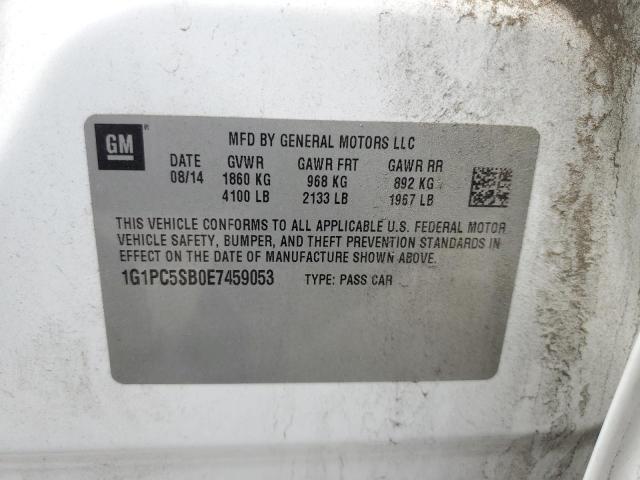 2014 CHEVROLET CRUZE LT #3281608385