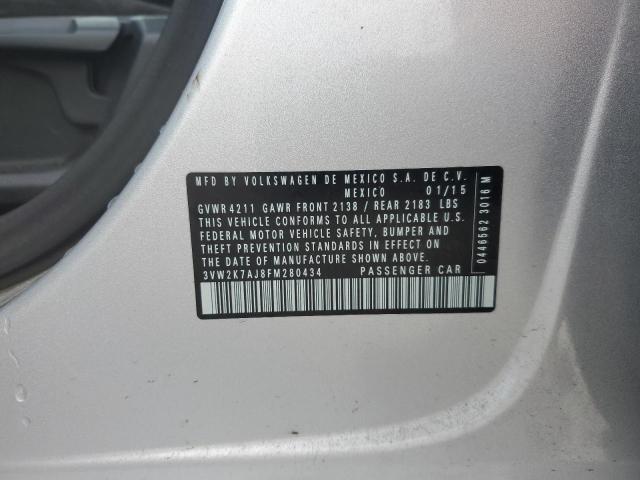 2015 VOLKSWAGEN JETTA BASE #3284575324