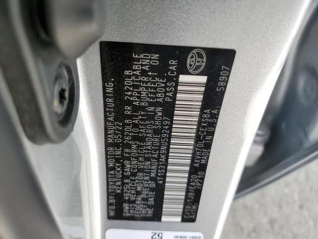 2022 TOYOTA CAMRY NIGH #3304499554