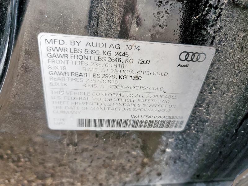 2015 AUDI Q5 PREMIUM #3290229233