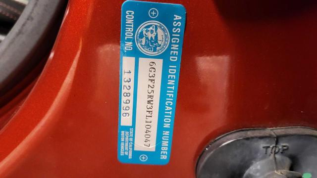 2015 CHEVROLET SS 6G3F25RW3FL104047