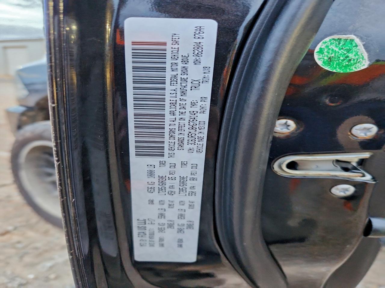 Lot #3298063172 2017 RAM 2500 SLT