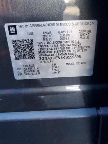 2019 CHEVROLET EQUINOX LT #3304086493