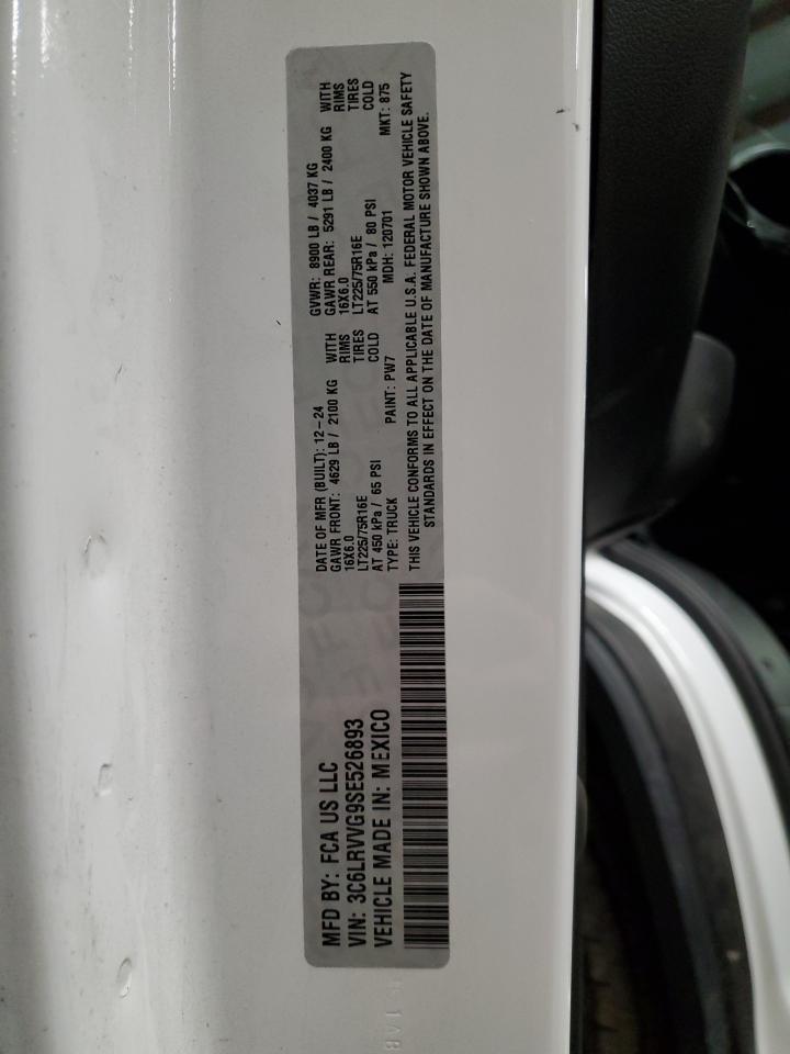 RAM PROMASTER 2500 STANDARD