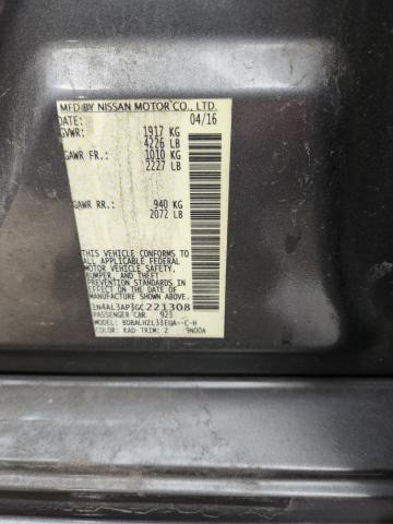 2016 NISSAN ALTIMA 2.5 #3293488479