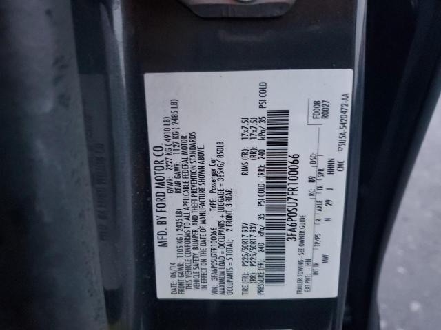 2015 FORD FUSION TIT #3292182223