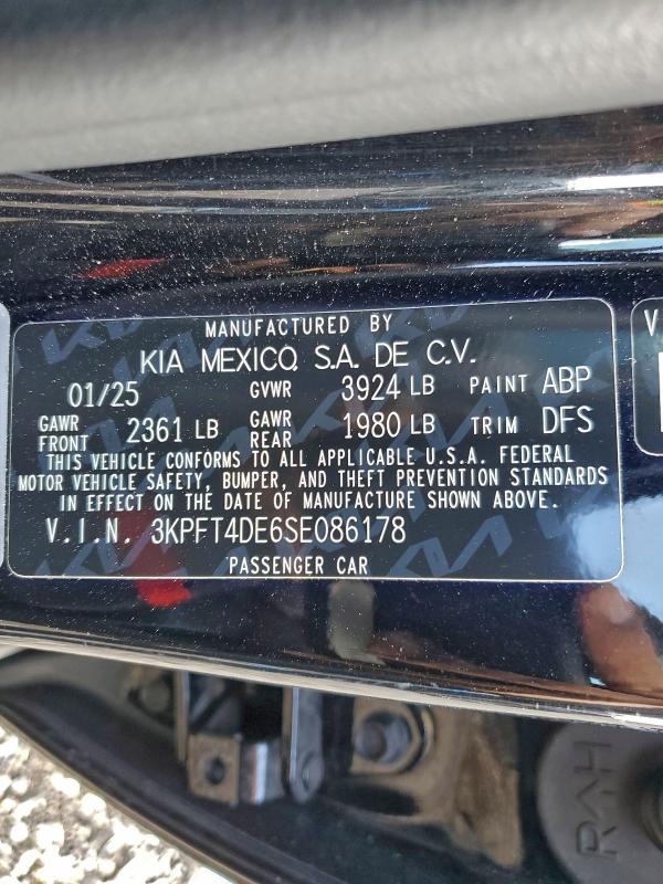 2025 KIA K4 LX #3304602469