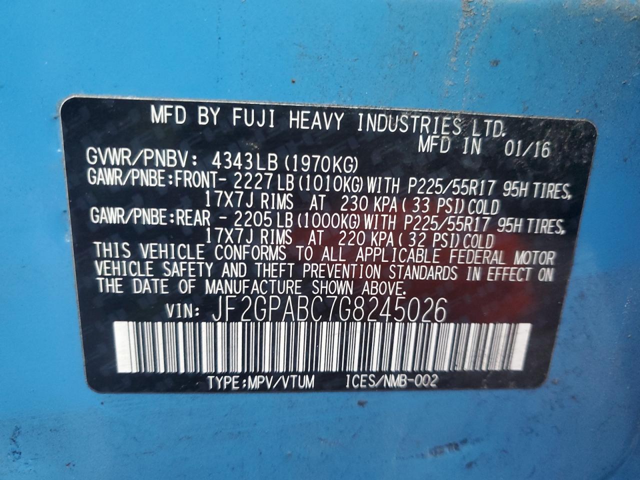 SUBARU CROSSTREK PREMIUM