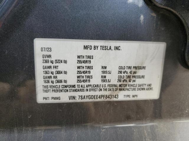 2023 TESLA MODEL Y - 7SAYGDEE4PF843143