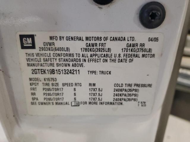 2005 GMC NEW SIERRA #3284683330