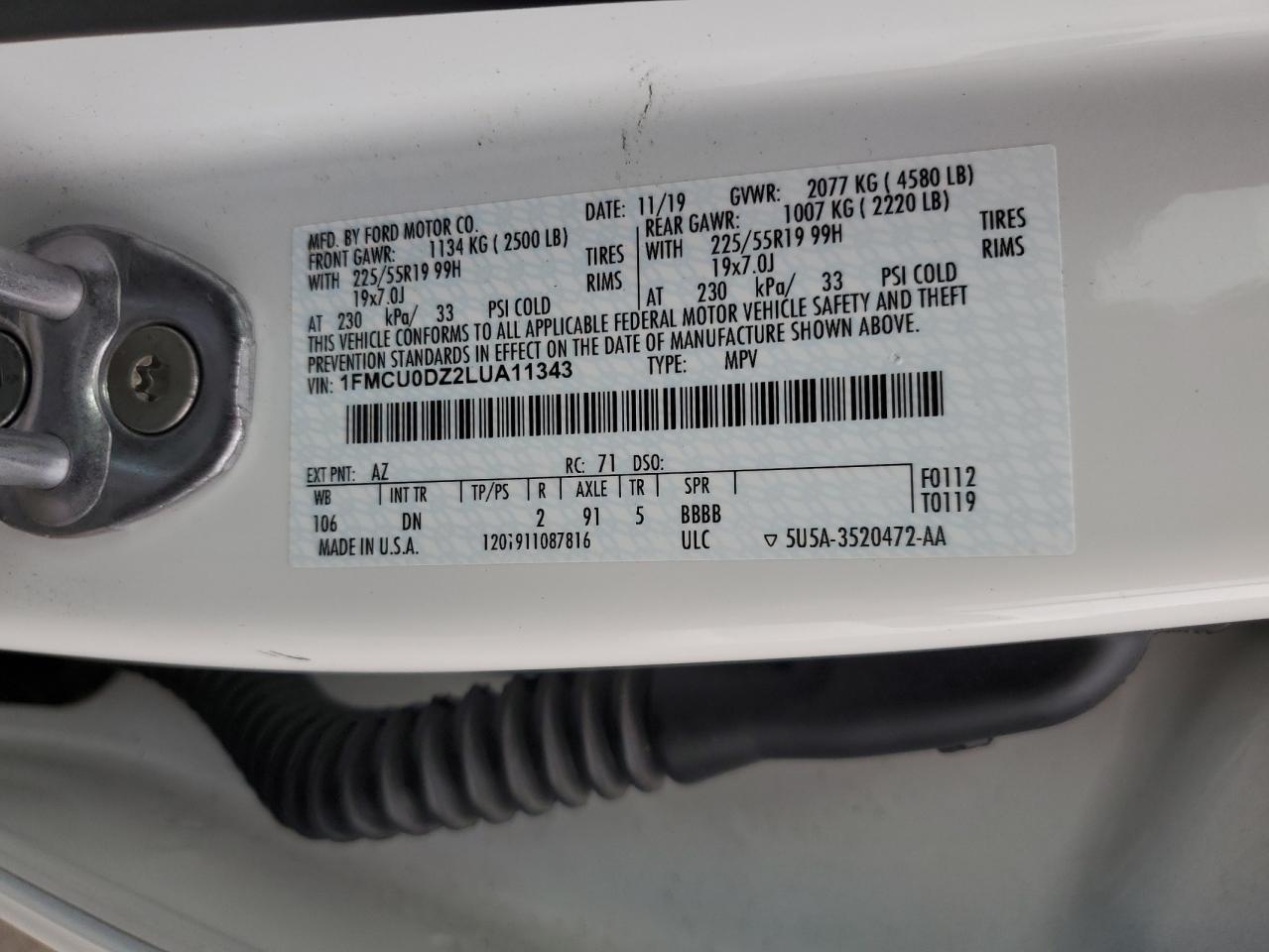 FORD ESCAPE TITANIUM