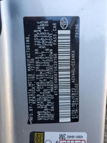 2007 TOYOTA CAMRY CE #3296410638