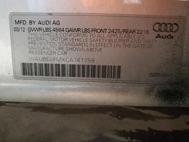 2012 AUDI A3 PREMIUM #3292646605