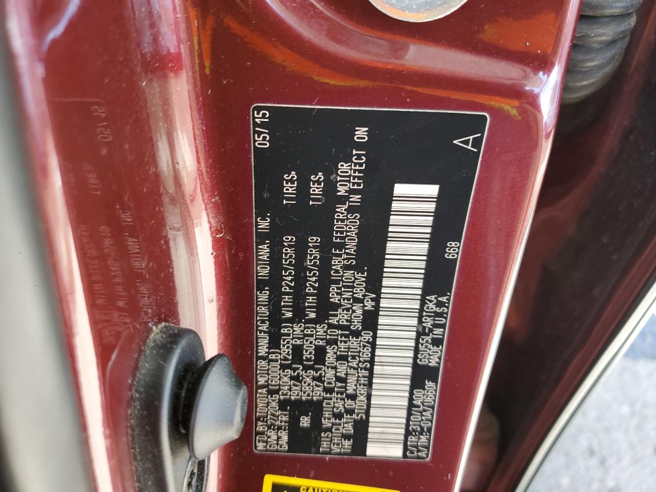 TOYOTA HIGHLANDER LIMITED