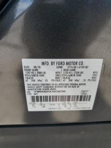 2018 FORD EXPLORER X #3303931731