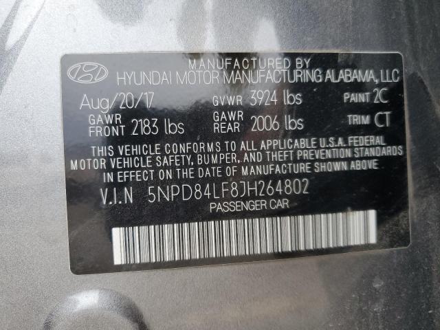 2018 HYUNDAI ELANTRA SE #3297236413