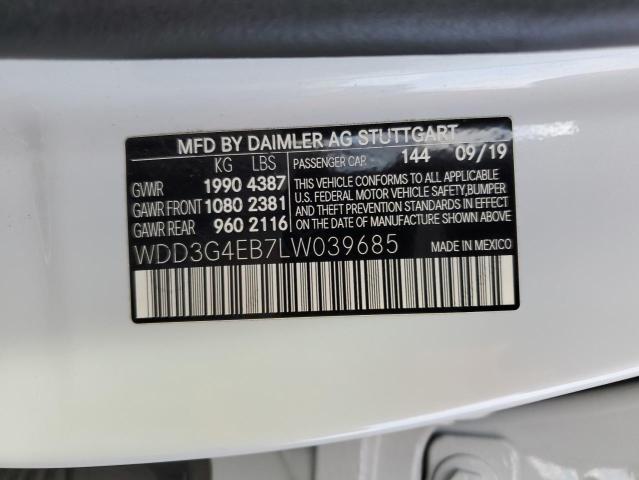 2020 MERCEDES-BENZ A 220 #3302777902