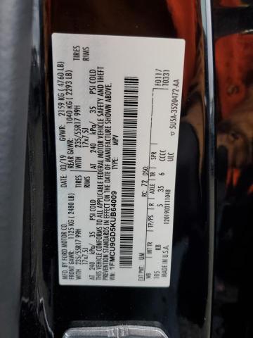 2019 FORD ESCAPE SE #3304704924