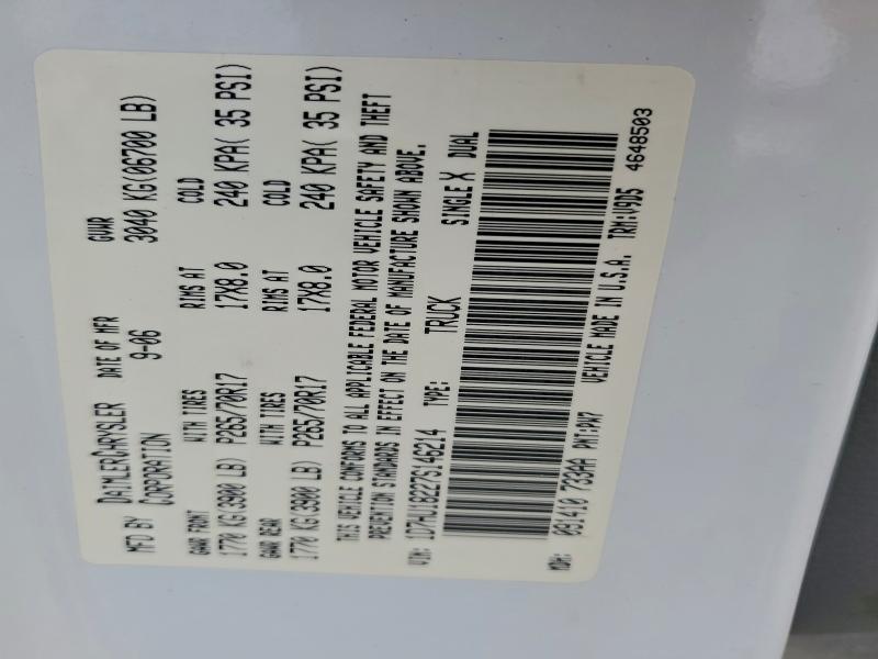 2007 DODGE RAM 1500 S #3303556028