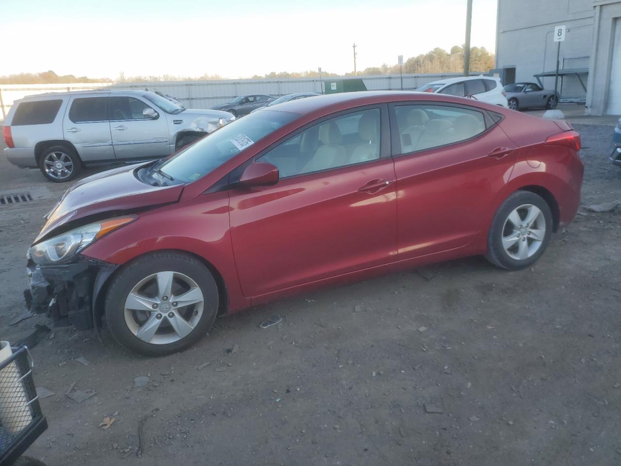 Lot #3301847402 2013 HYUNDAI ELANTRA GL