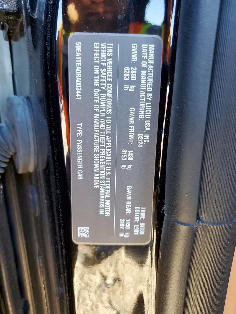 2024 LUCID MOTORS AIR TOURIN - 50EA1TEA0RA003441