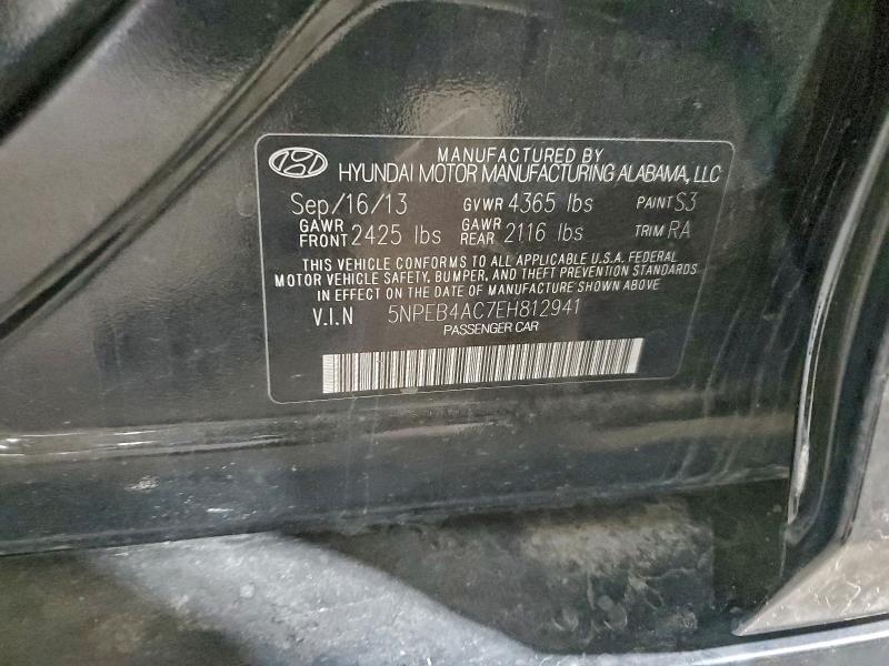2014 HYUNDAI SONATA GLS #3301630641