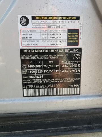 2008 MERCEDES-BENZ M-CLASS #3287663012