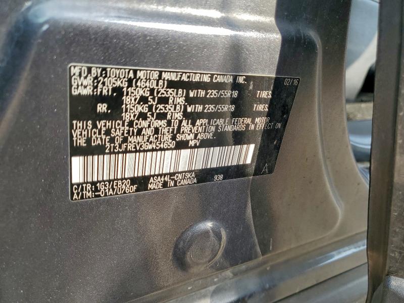 2016 TOYOTA RAV4 SE #3296530404