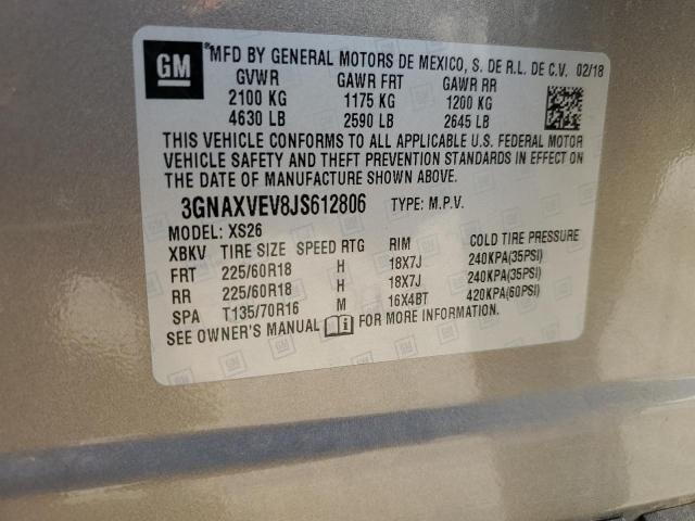 2018 CHEVROLET EQUINOX PR #3294402512