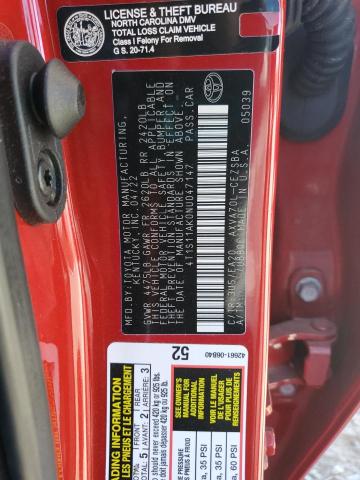 2022 TOYOTA CAMRY NIGH - 4T1S11AK0NU047147