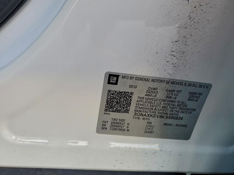 2019 CHEVROLET EQUINOX LT #3302653029