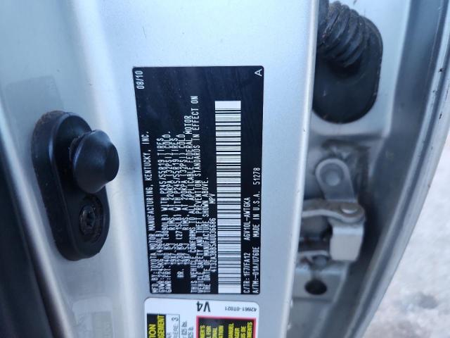 2010 TOYOTA VENZA #3287282982