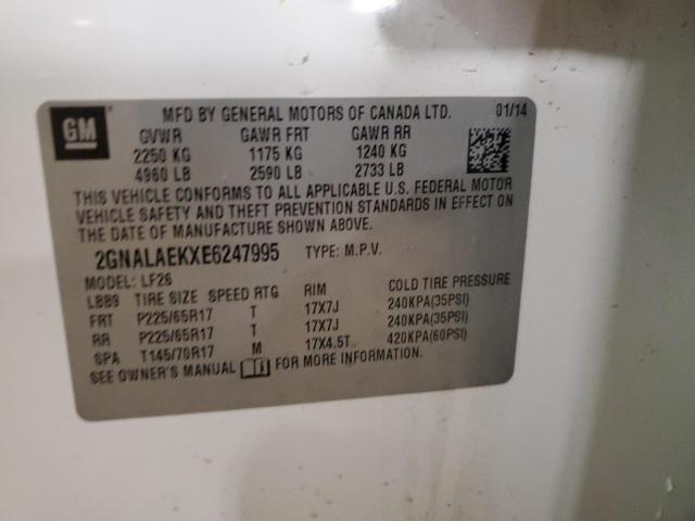 2014 CHEVROLET EQUINOX LS #3294310897