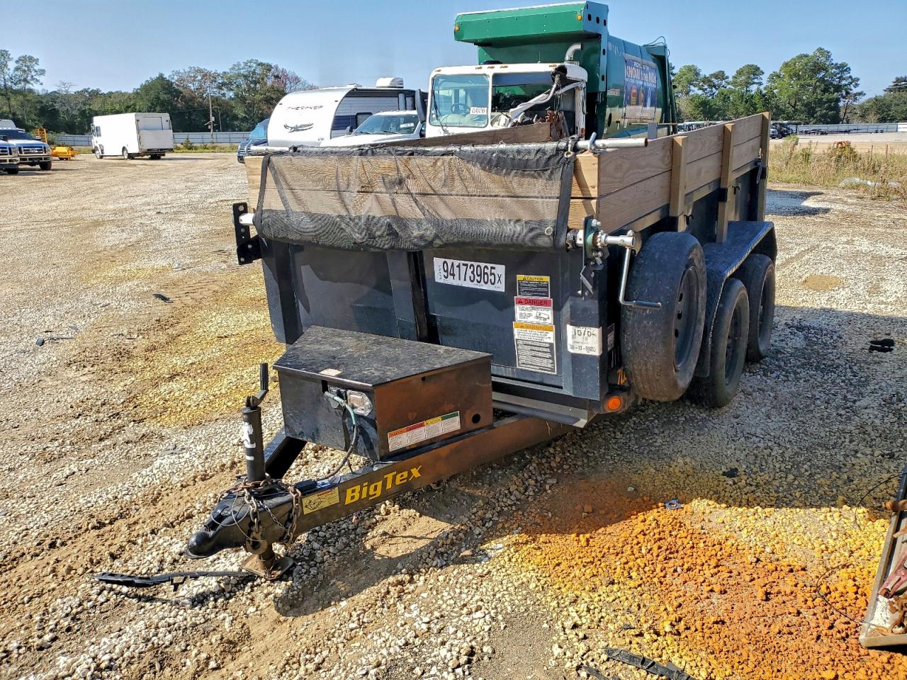 Lot #3302893892 2024 BIG TEX DUMP TRAIL