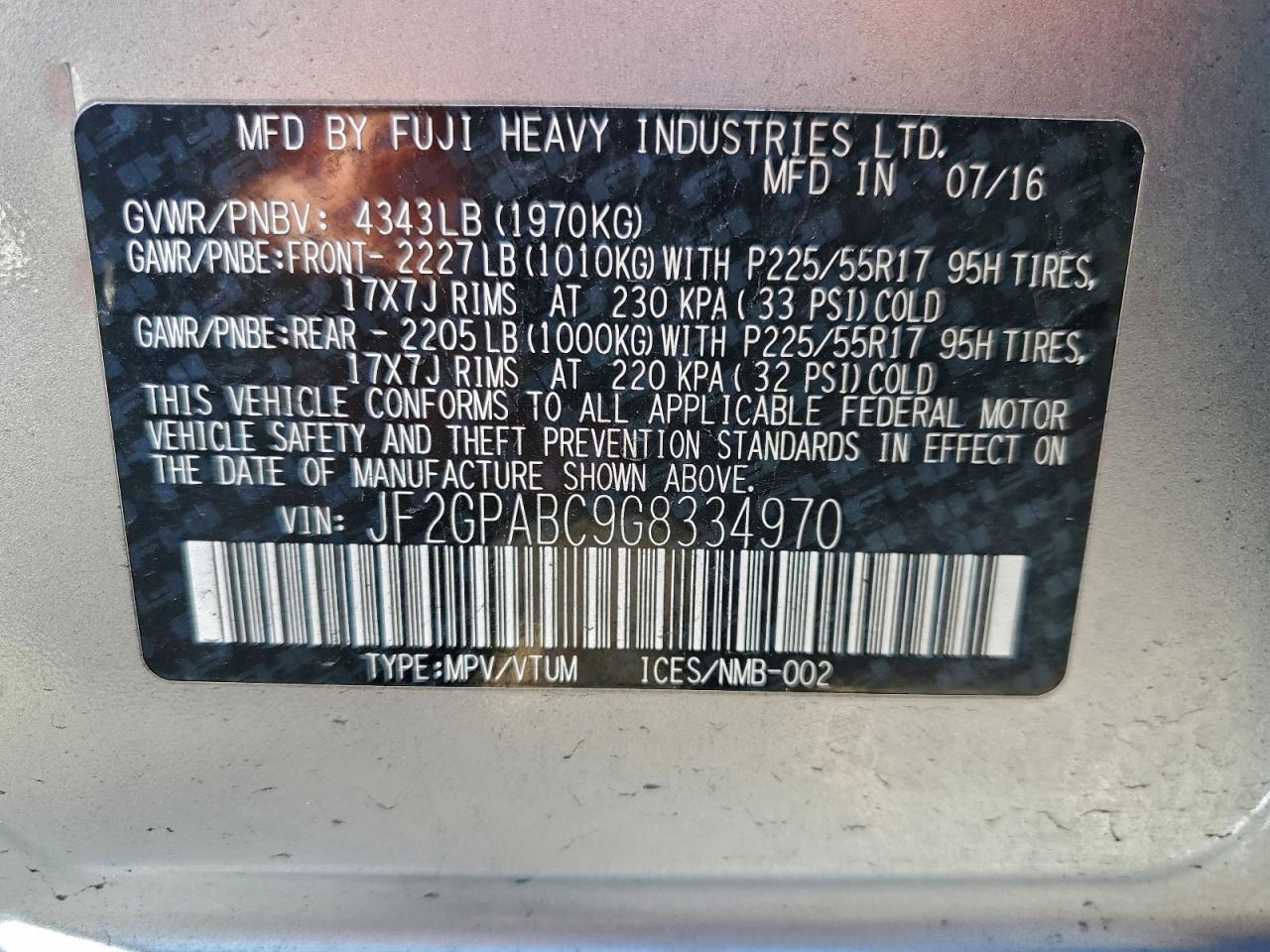 SUBARU CROSSTREK PREMIUM