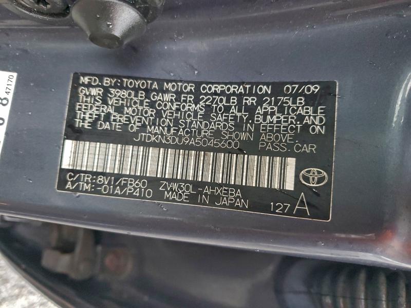 2010 TOYOTA PRIUS #3302796916